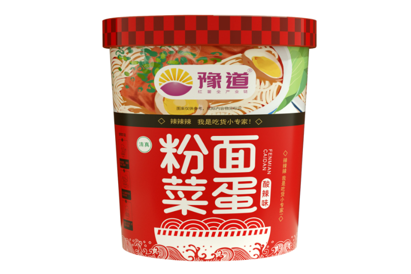 粉面菜蛋-酸辣味